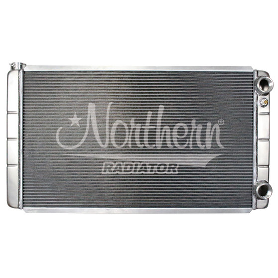 NRA204131 GM Radiator Dual Pass 19 x 35 Changeable Inlet