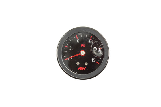 RHP5002-15-3 Fuel Pressure Gauge Bla ck
