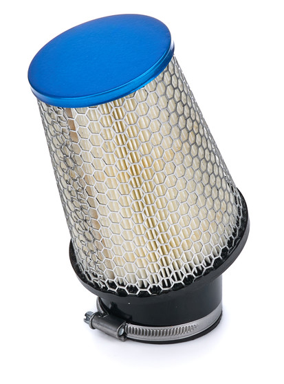 OTRCY11001BA Filter Air Kart 2.437in Inlet 5in 20 Deg Blue