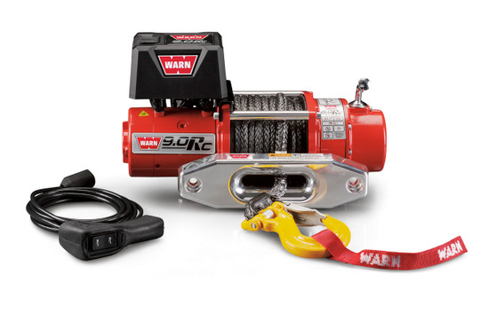 WAR71550 WINCH 9000lb Hawse Fairlead 50ft Synthetic
