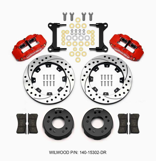 WIL140-15302-DR Front Disc Brake Kit C10 Pro Spindle 12.19in