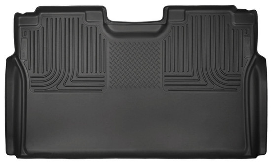HSK19371 15-  Ford F150 Supercrew Rear Floor Liners Black
