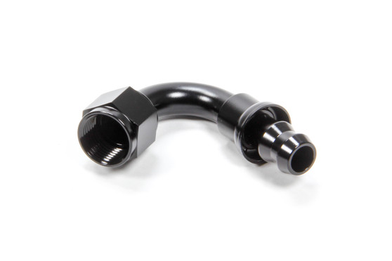 TXRHF-12008-BLK #8 120 Degree Hose End Push Lock