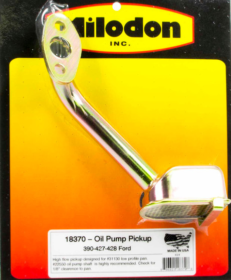 MIL18370 Oil Pump Pick-Up 