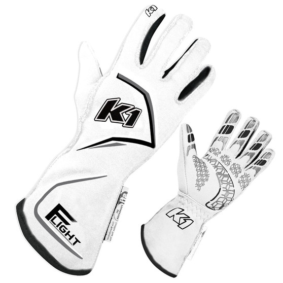 K1R23-FLT-WG-XL Gloves Flight X-Large White