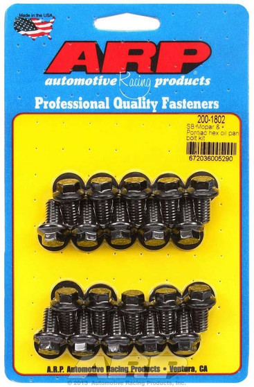 ARP200-1802 SBM Oil Pan Bolt Kit 