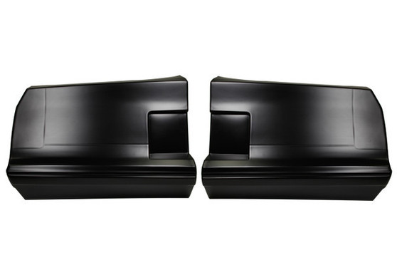 FIV021-450-B 88 Monte Bumper Cover Black Plastic