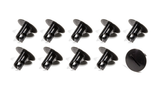 TXRCH-4405BLK-10 Large Head Button .500 Long Black Alum 10 Pack