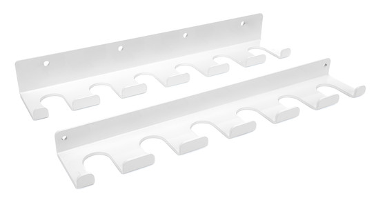 HRPHRP6523S-15B-WHT Radius Rod Tray 1.125in Rod - Single Stack 15in