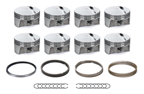 BTPBLS1112-007-SET GM LS F/T Piston Set w/Rings 3.905 Bore