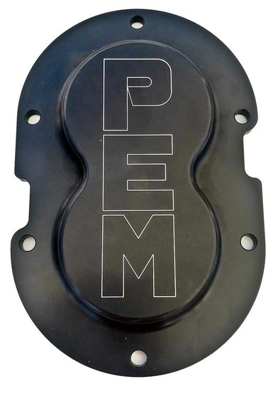 PEMQCC0040BBB6B-K Rear Cover Billet Big Bearing 6 Bolt