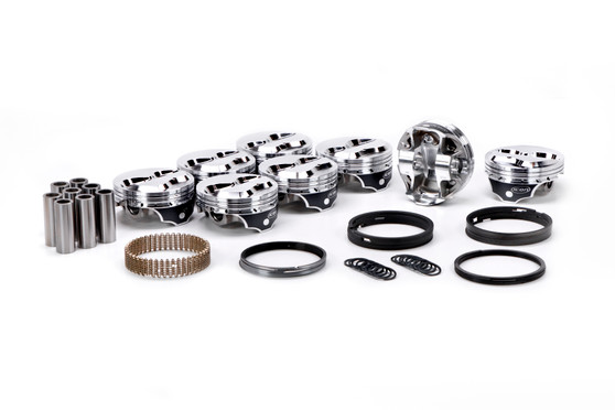 ICNIC965.060 SBC Domed Forged Piston Set 4.125 Bore +7.8cc