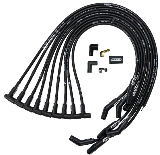 MOR73729 Ultra 40 Spark Plug Wire Set - BBC HEI 135-Deg