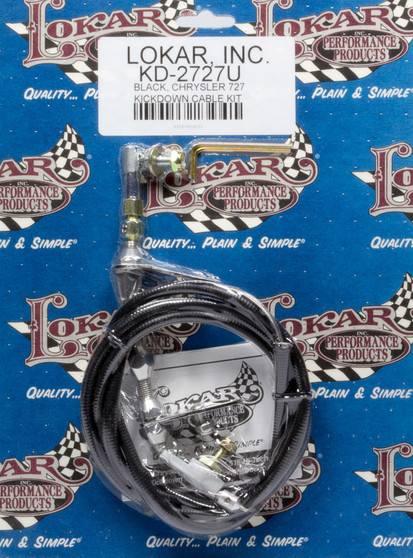 LOKKD-2727U Universal Throttle Cable Chrysler 727 Black