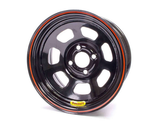 BAS47SP3 Wheel 14x7 D-Hole 4x4.25 in 3in BS Black