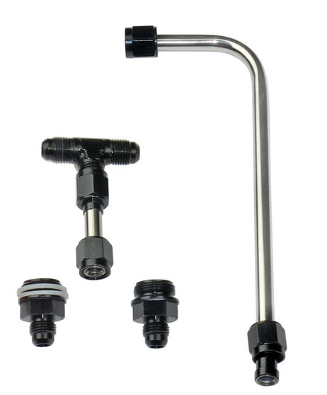 QFT34-600BK Carb Fuel Line 6AN Black 