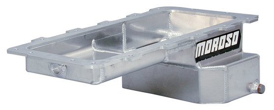 MOR20555 Ford 4.6/5.4L Fab. Alum. Oil Pan w/Kick-Out Sump