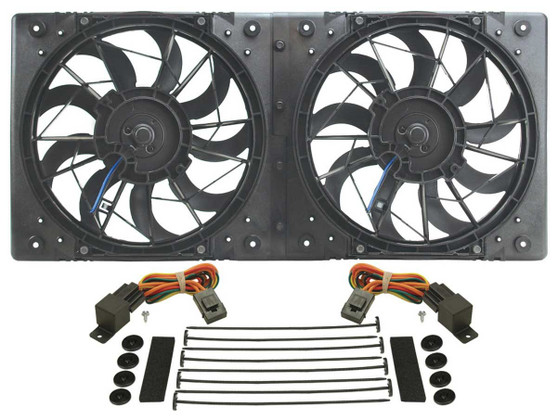 DER16812 10in Dual High Output RAD Fans Puller