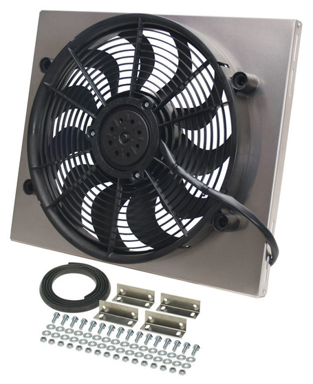 DER16821 RAD Fan w/Alum Shroud Assembly