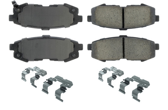CBP105.10730 Posi-Quiet Ceramic Brake Pads with Shims and Har