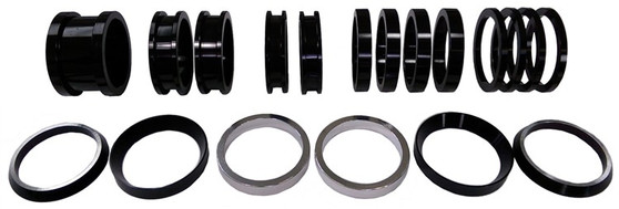TXRSC-SU-9947 Axle Spacer Kit 19pcs Black For Both Sides