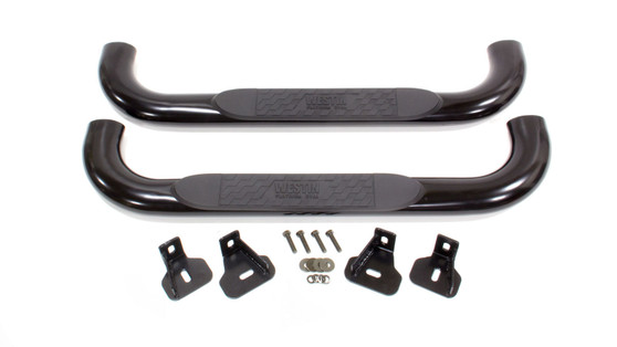 WES21-1405 99-06 GM Full Size Reg Cab Oval Step Bar Black
