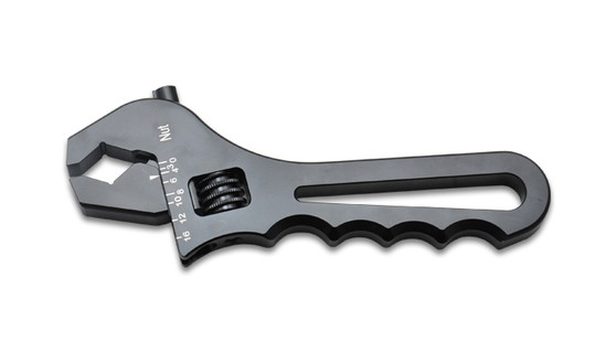 VIB20993 Adjustable AN Wrench -4 AN to -16AN Black