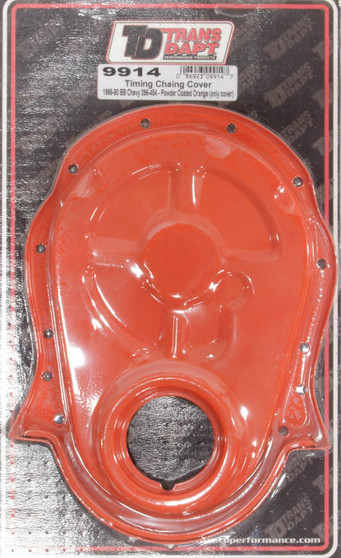 TRA9914 BBC Orange Timing Cover 