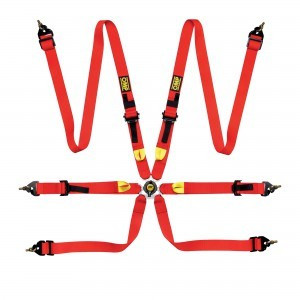 OMPDA0-0208-A01-061 First 2 Harness Red Clip In 6 Point