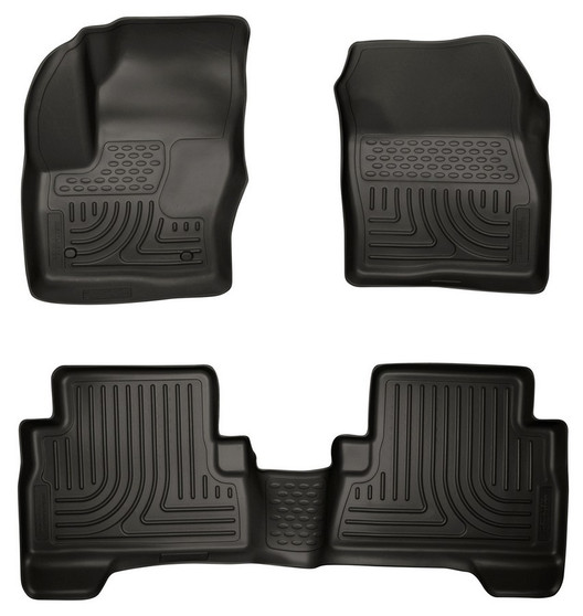 HSK99741 13-  Ford C-Max Front/ 2nd Floor Liners Black