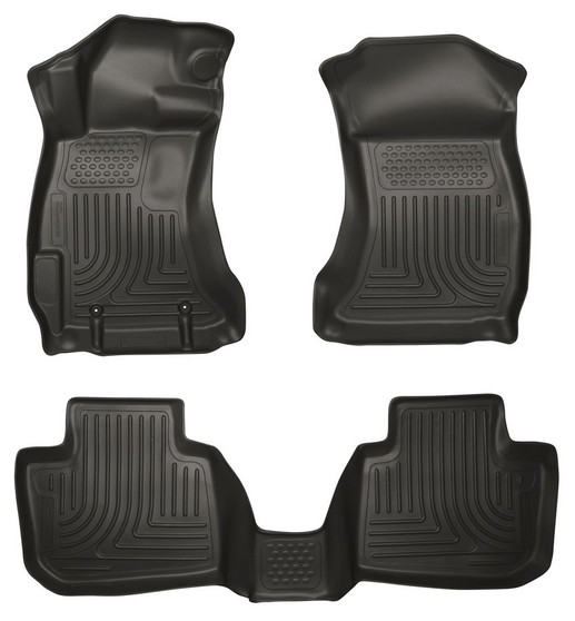 HSK99801 12- Subaru Impreza Front /2nd Floor Liners Black
