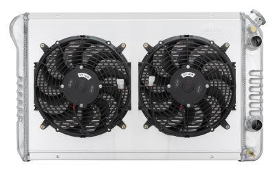 CCRLMP590-5K 82-92 F-Body LS Swap Radiator w/Dual 12in Fan