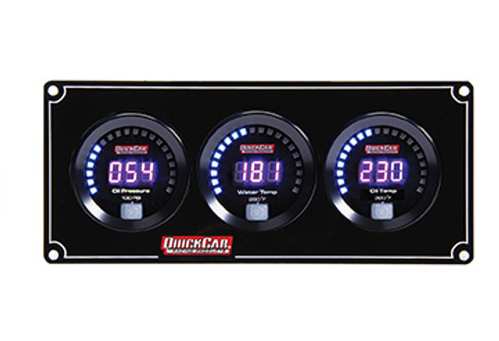 QRP67-3011 Digital 3-Gauge Panel OP/WT/OT