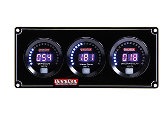 QRP67-3016 Digital 3-Gauge Panel OP/WT/WP