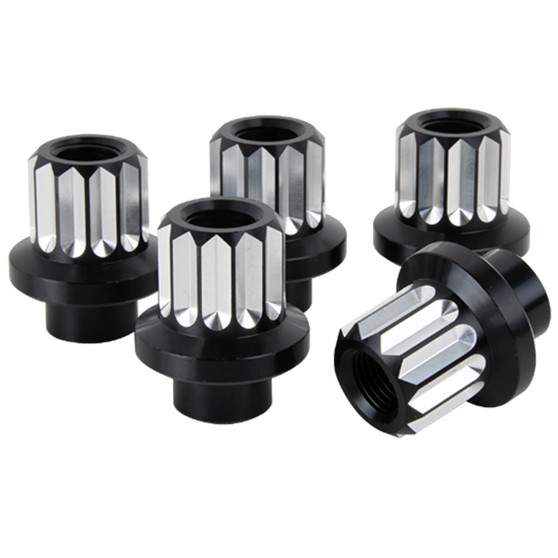 BSPLNRMS122050 Race Lug Nuts 5 Pack 1/2-20 x 1/2in