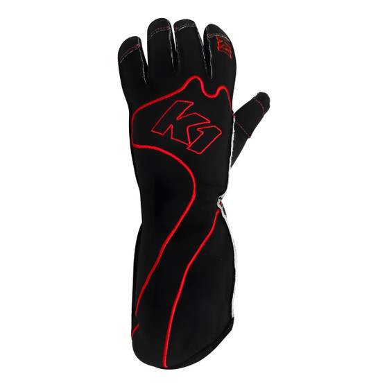 K1R13-RS1-R-L Gloves Karting RS1 Adult Large Black/Red