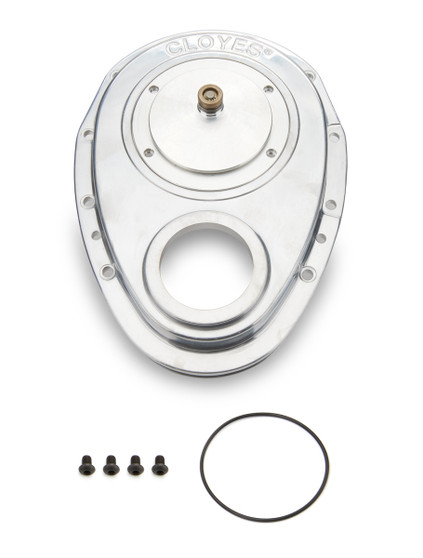 CLO9-226 Aluminum Timing Cover - SBC Rocket Block