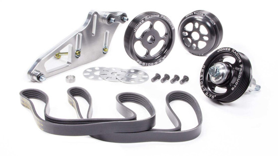 JRP1004-S-CE Serpentine Drive Kit - SBC Crate Engine w/P/S