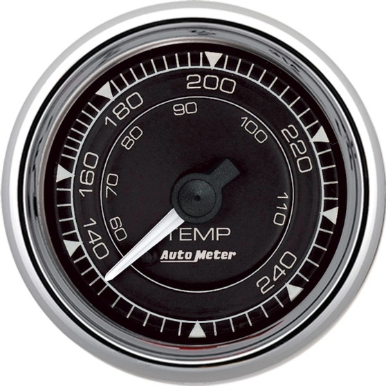 ATM9732 2/16 Chrono Chrome Gauge Temp  120-240 Degree