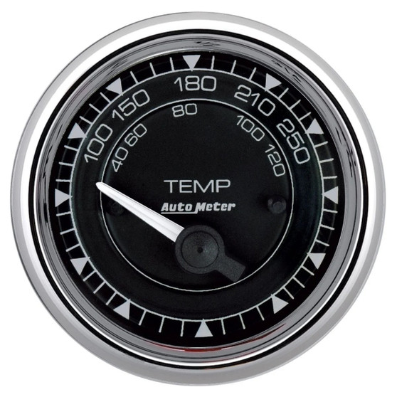 ATM9737 2/16 Chrono Chrome Gauge Temp  100-250 Degree