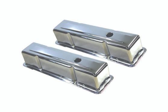SPC8195 58-86 SBC Steel Tall V/C Chrome