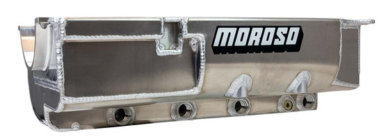 MOR21582 BBC Oil Pan Dry Sump w/4-Pickups Aluminum