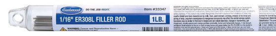 EAS33347 Filler Rod ER308L 1/16 1LB