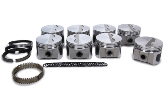 WPTPTS531A3 BBM Flat Top Piston Set 4.350 Bore -4cc