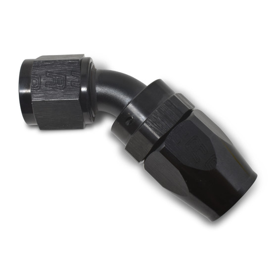 RUS610145 20AN 45Deg Hose End Black