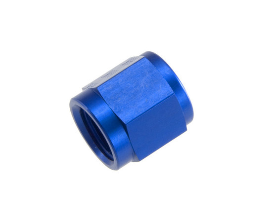 RHP818-03-1 3AN Aluminum Tube Nuts 3/8in x 24 Blue 6/pkg