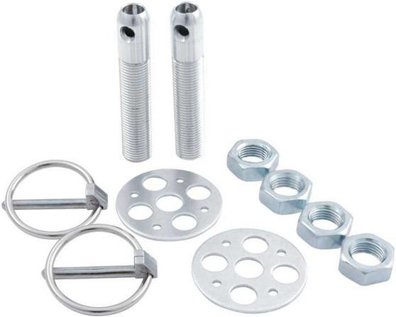 ALL18476 LW Alum Hood Pin Kit 1/2in Silver