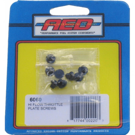 AED6060 Hi-Flow Throttle Plate Screws (8)