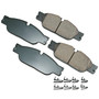 AKEEUR1065 Brake Pads Jaguar S-Type 03-04