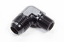 AERFCM5017 90 Deg #12 to 1/2in Alum Adapter Black